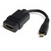 Startech HDMI Female to HDMI Micro (D) 12cm